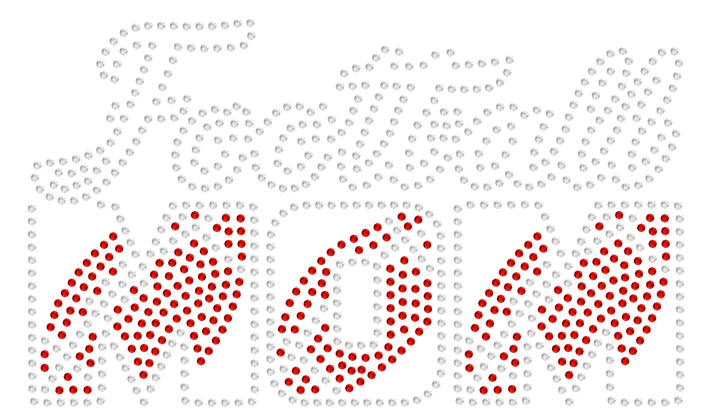 Football Mom Rhinestone Design