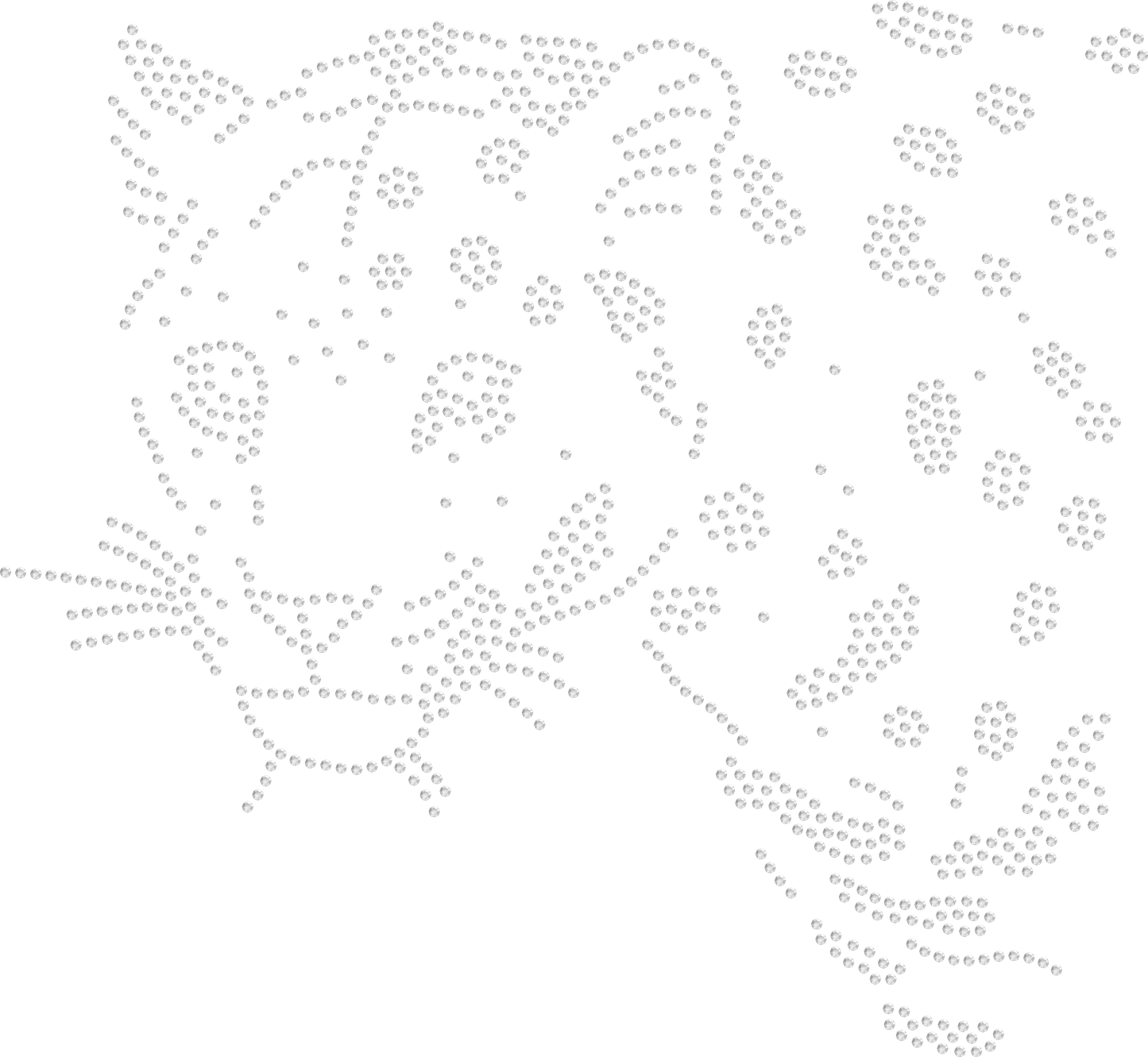 Leopard Rhinestone Design