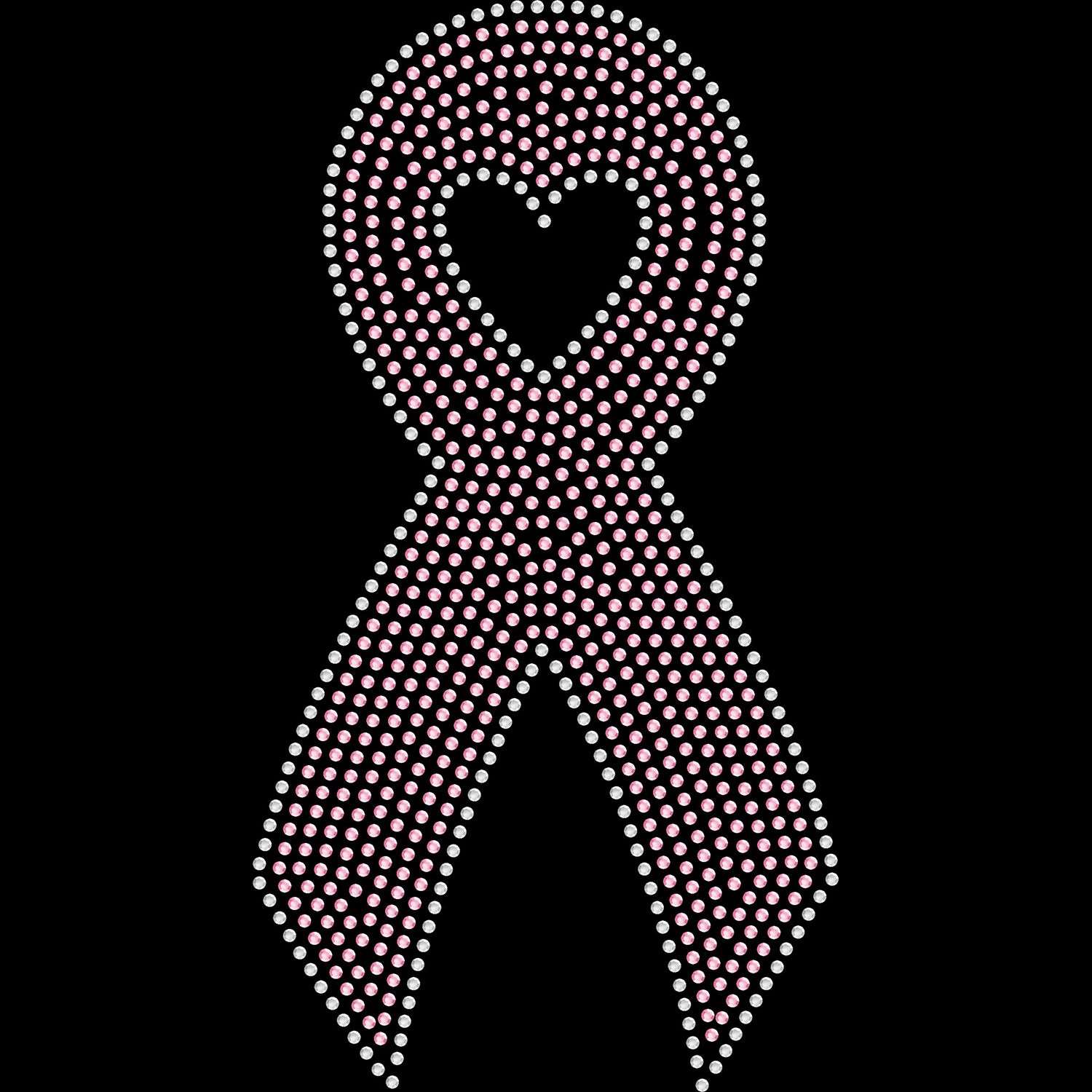 Awareness Ribbon Rhinestone Design