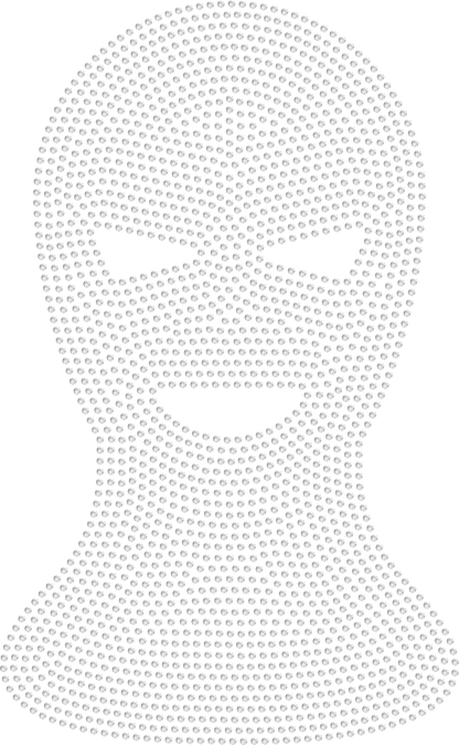 Ski Mask Rhinestone Design