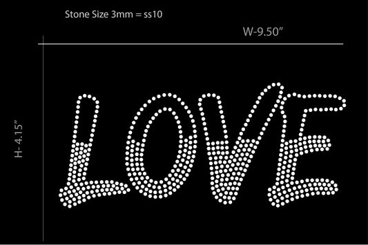 Love Rhinestone Design